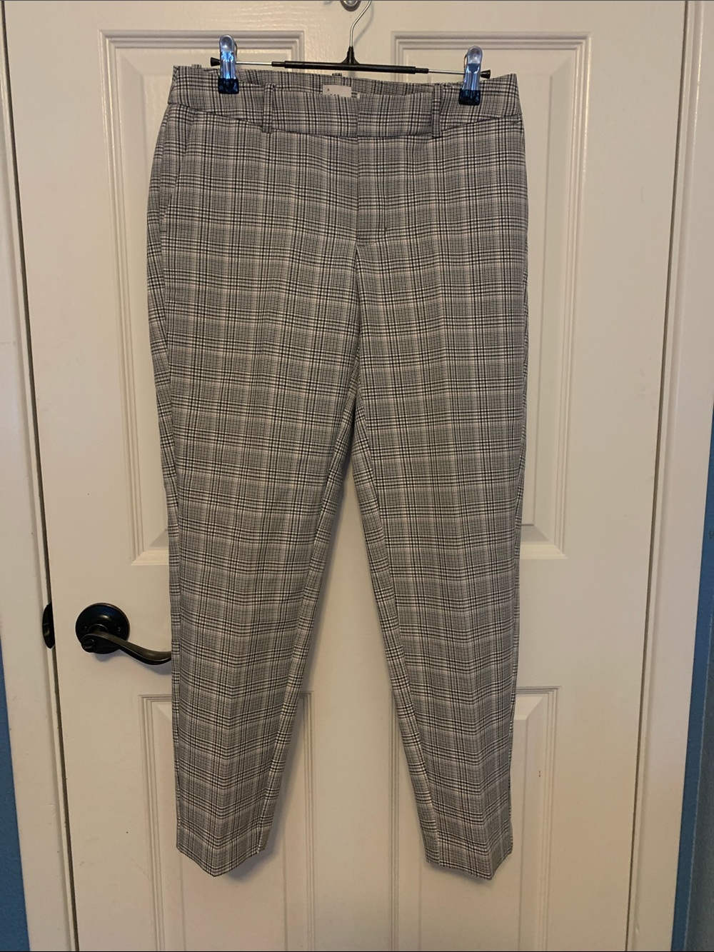 a new day Black & White Plaid Straight-Leg Pants